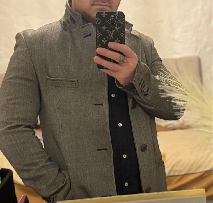 Palton ZARA Premium | Linie Luxury | L | Gri