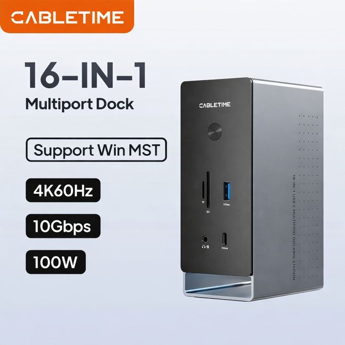 16-in-1 4K USB-C многофункциональная док-станция. Есть доставка
