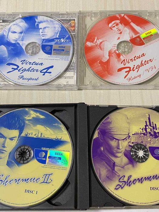 Игры Для Sega Dreamcast Shenmue I - II части, полное издание лицензия.