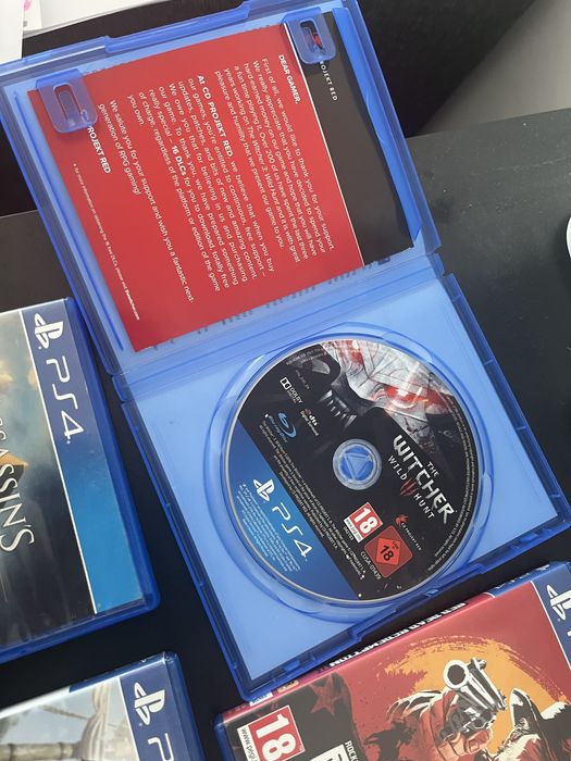 Witcher ,Assassin’s Creed Black Flag and AC Origins , NBA 2K19 PS4