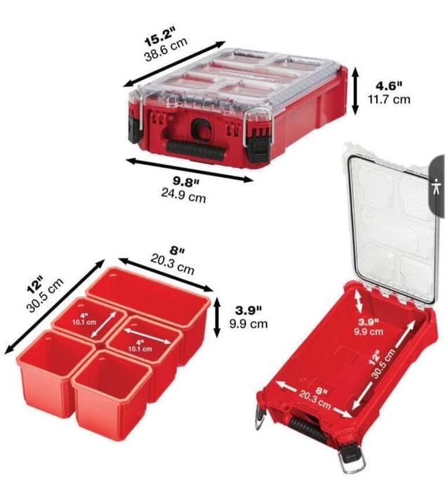 Milwaukee packout 
Компактный органайзер MILWAUKEE PACKOUT