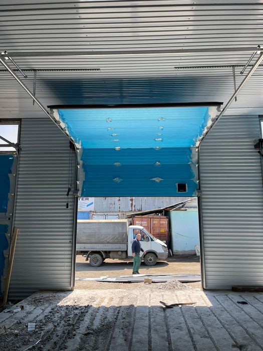 Секционные ворота, рол ворота, 3 д сетка