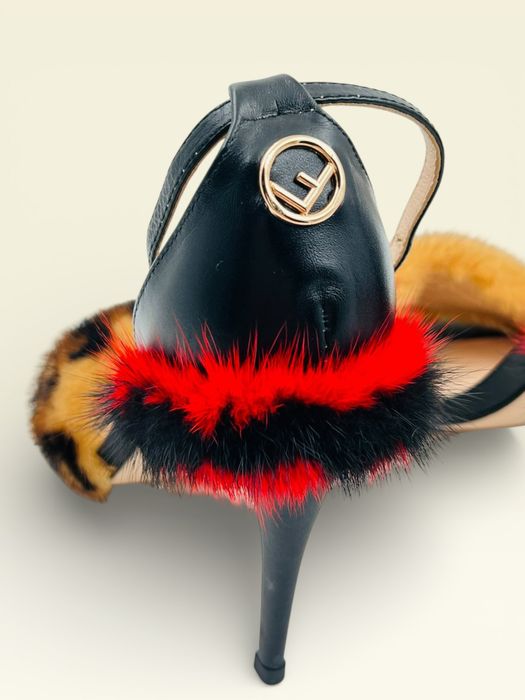 Fendi оригинални дамски обувки на ток