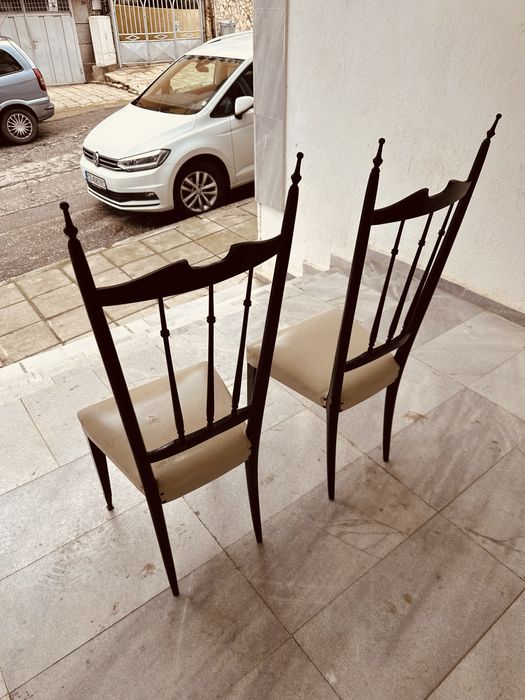 Шведски дизайнерски столове – 2 бр., скандинавски винтидж стил