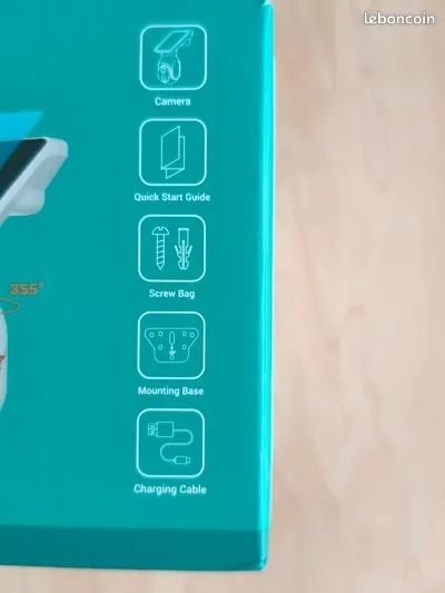 Wi-Fi соларна 360 камера за наблюдение.