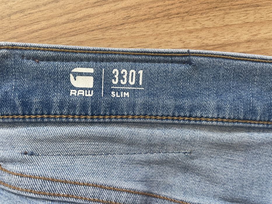 Дънки G-star, модел 3301 slim, размер 32/32