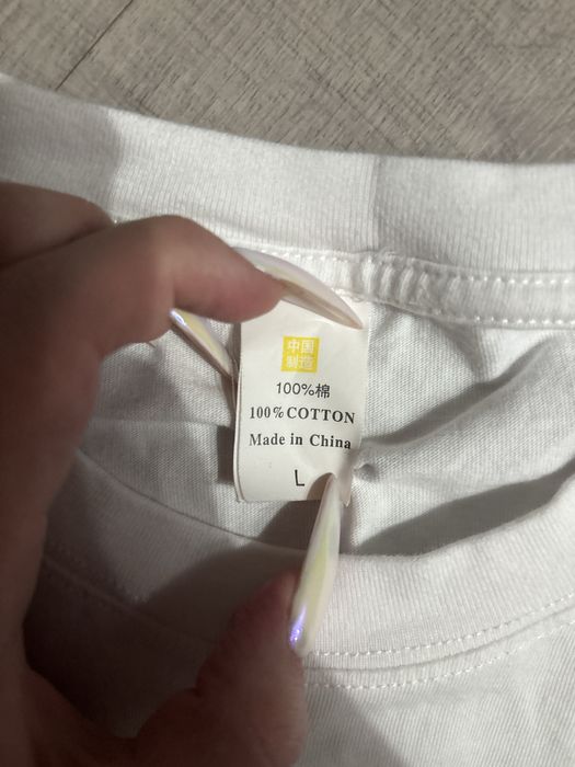 Лонгслив белый