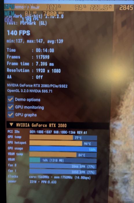 Продам видеокарту RTX2080