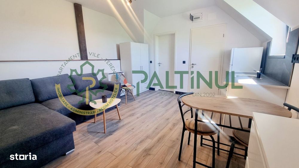 Garsonieră de închiriat în Turnișor Sibiu – modernă, mobilată,  parcar