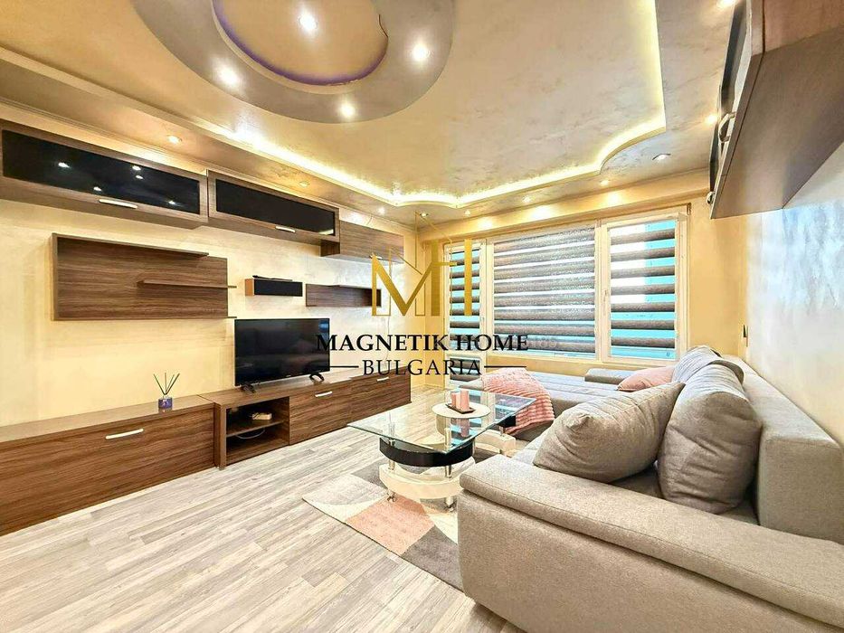 Магнетичен тристаен апартамент след основен ремонт до у-ще ”Петко Росен” в Зона А, ж.к. Меден Рудник