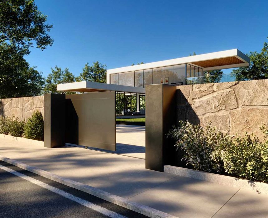 Бърз мотор за плъзгаща се врата Life Deus 600kg + 4м рейка