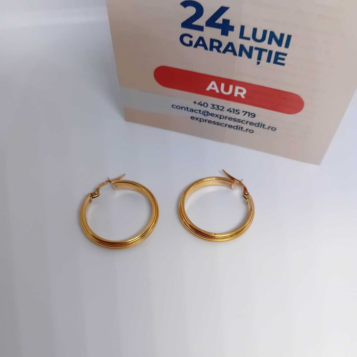 Cercei Aur 18K 2.16g (Ag4 Dacia B.51893.1) Garantie 2 ani