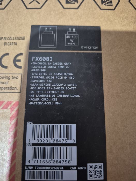 Vand Laptop Asus Tuf F16 RTX 5050