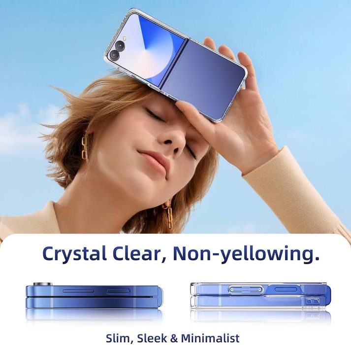 Прозрачен Кейс за Samsung Galaxy Z Flip7 от две части