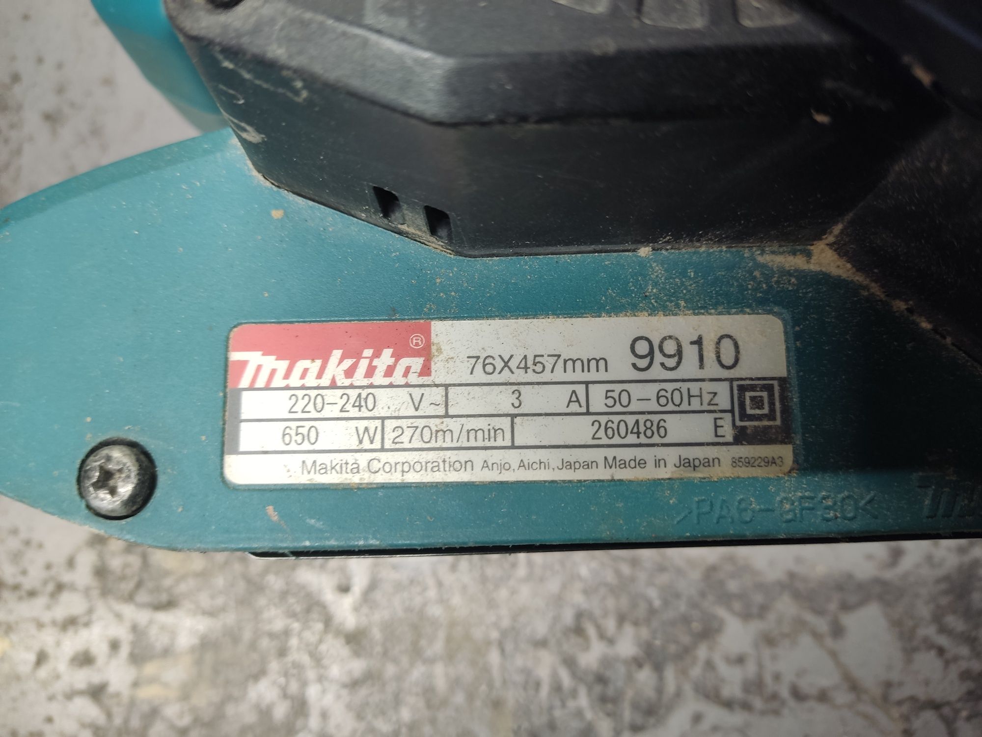 Ленточная шлифовальная машина Makita 9910: 40 000 тг. - Шлифовальные машины  Актобе на Olx