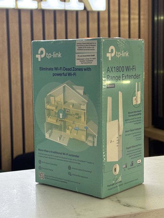 TP-LINK Wi-Fi 6 Range Extender AX1800 Dual Band