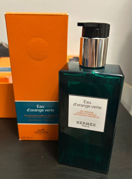 Hermès Eau d’Orange Verte — гель (200мл) и лосьон (200 мл)