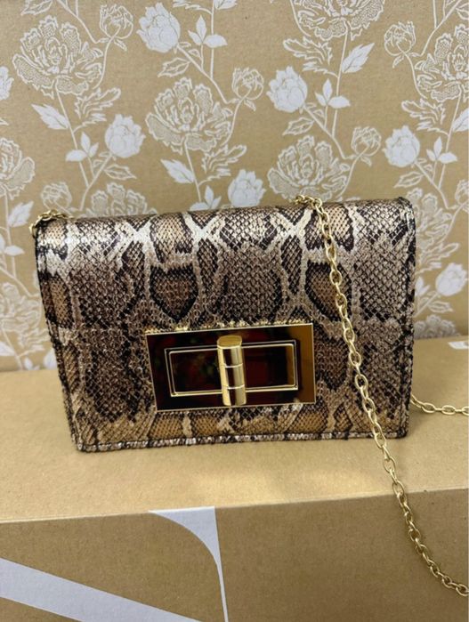 Poseta plic snake print Benvenuti