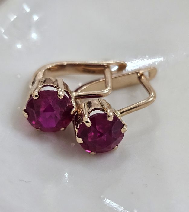 Серьги советские 583СССР