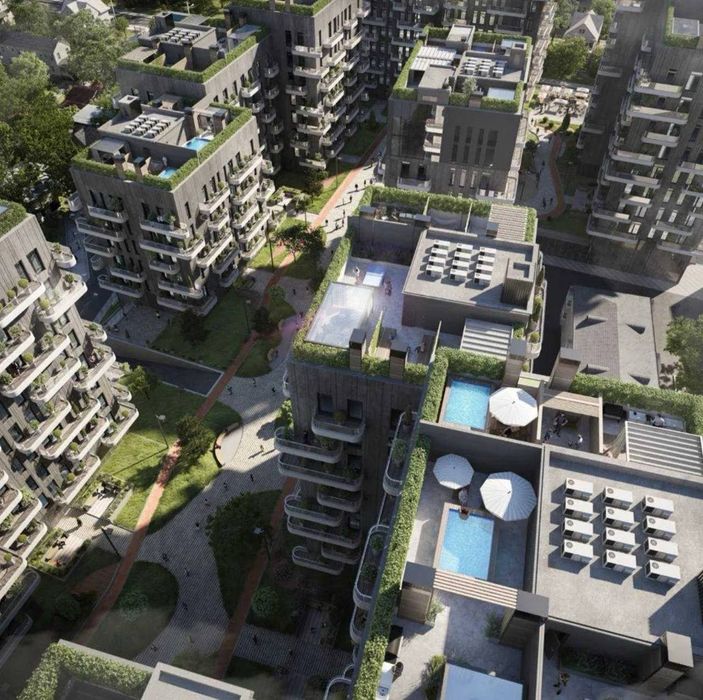 Продаётся 4ком ЖК Parkwood 118м2 ор-р: Госпитальный