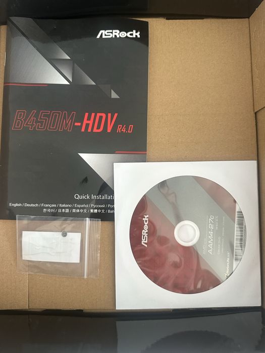 Placa de baza asrock b450m hdv r4.0 am4 ryzen