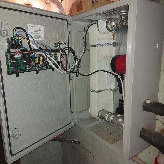 Хидробокс вътрешно тяло за термопомпа