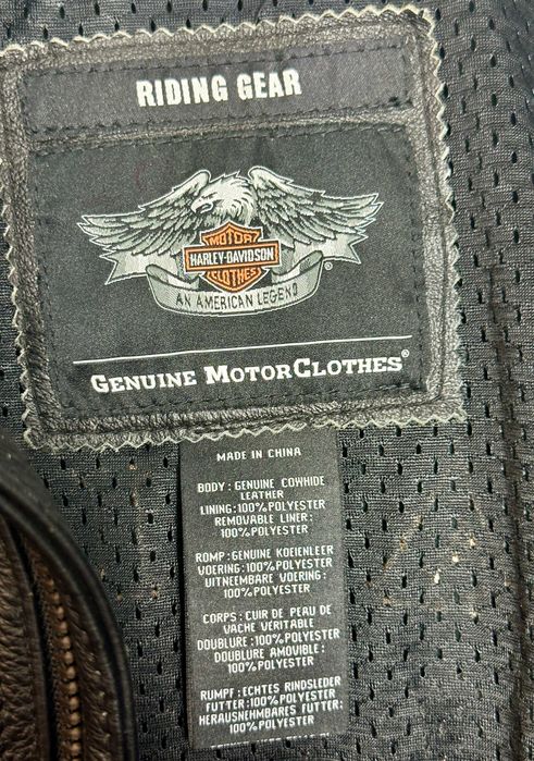 Jachetă Moto Harley-Davidson Piele Ediție Limitată 1/1903 Biker Vintage Neagră marimea L
