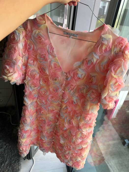 Rochie floricele multicolora - Miyu