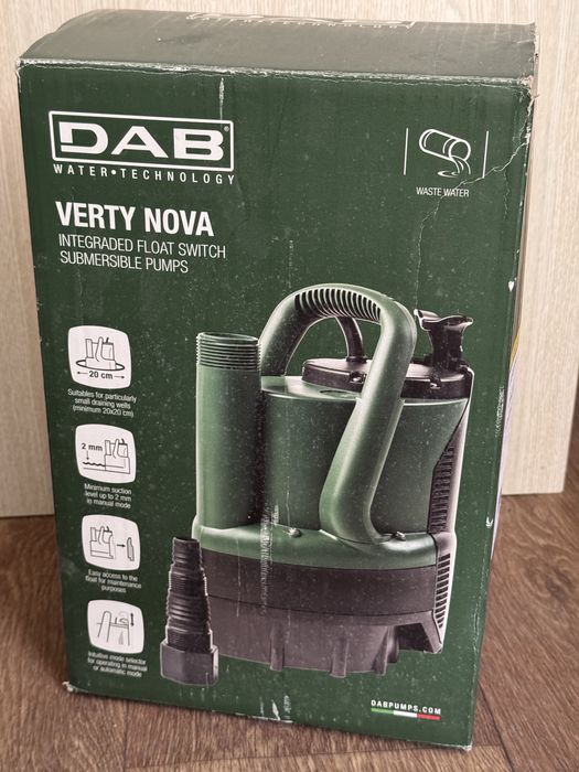 Потопяема дренажна помпа DAB VERTY NOVA 400 M