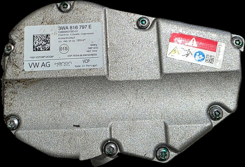 Compresor AC electric VW Audi Skoda Seat 3WA816797E HVAC Passat Golf 8 GTE ID3 ID4 Enyaq Q4 e-tron