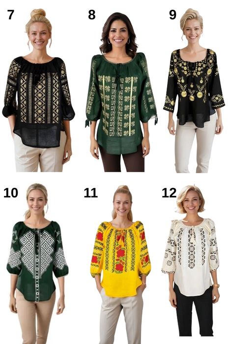 Bluze Traditionale de damă din Bumbac 100% - Colectie Noua 2026