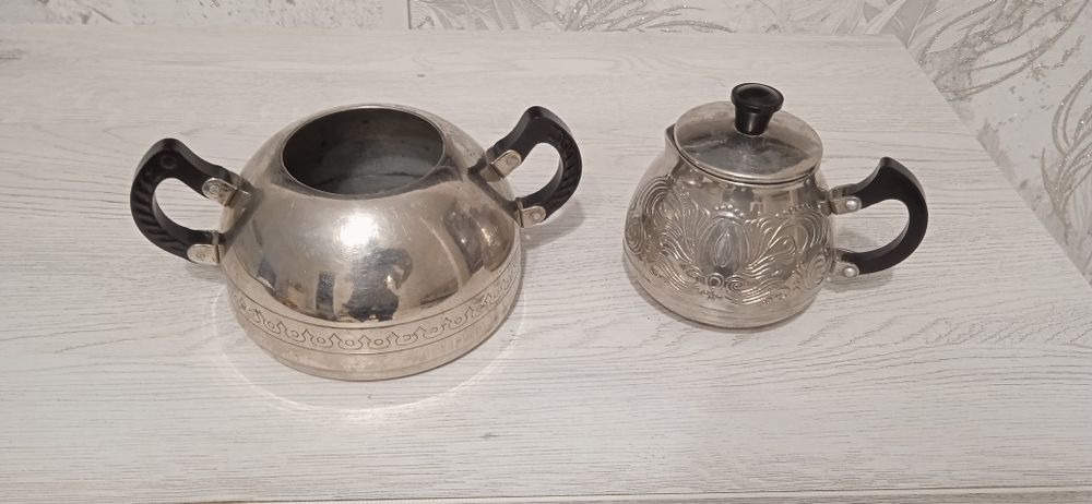 Самовар заварник поднос