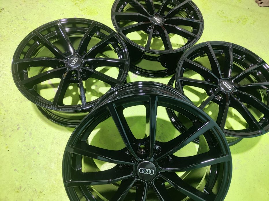 17 5x112 Audi A4 A5 A6 лети джанти 5х112 Ауди черни