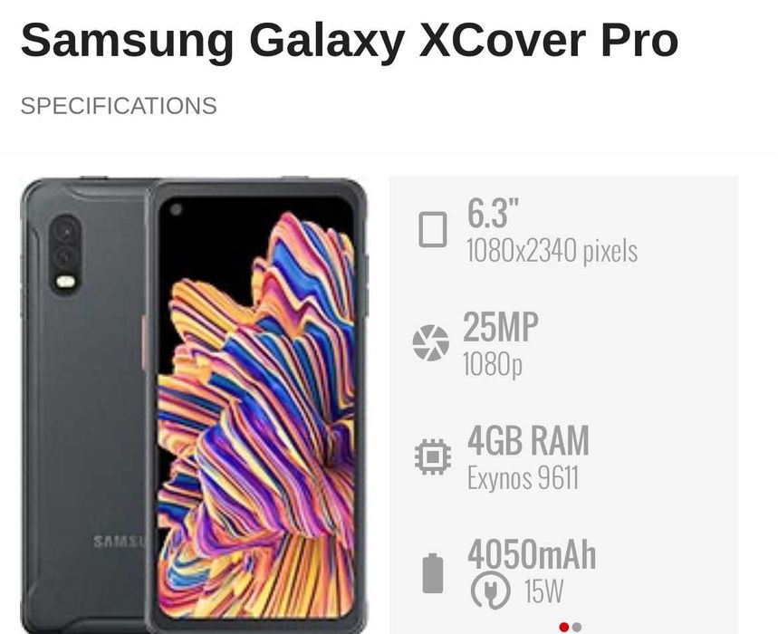 SAMSUNG Galaxy XCover Pro