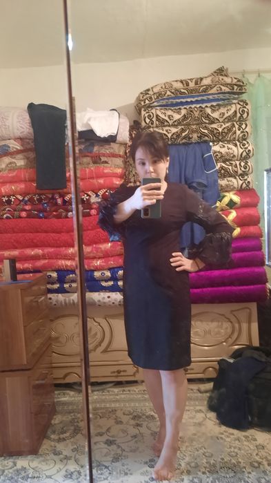 Красивое платье черное