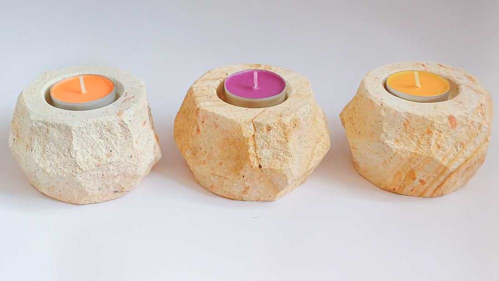 Свещник от камък