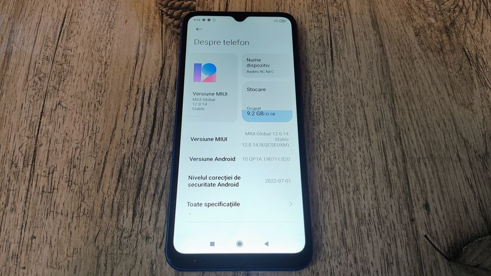 Telefon Redmi 9C NFC_32GB_2Gb Ram_Estetic 9.5/10 iar Functional 10/10_