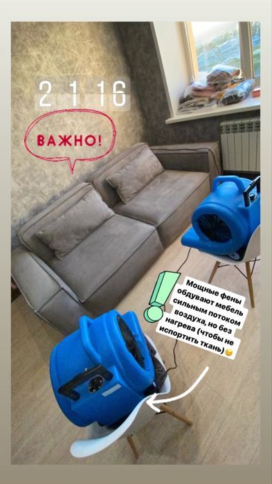 Выездная химчистка мебели