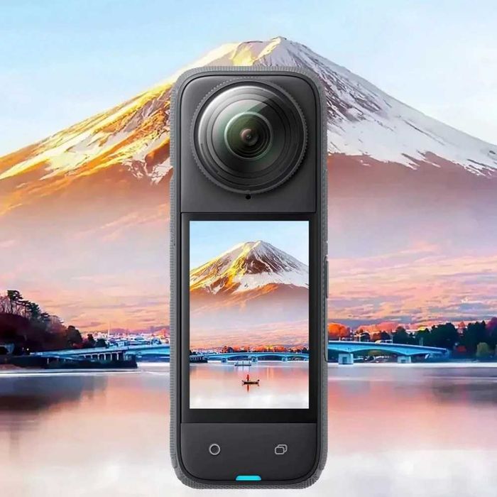 Cadru / frame + protectie obiective + folie ecran camera actiune Insta360 X4