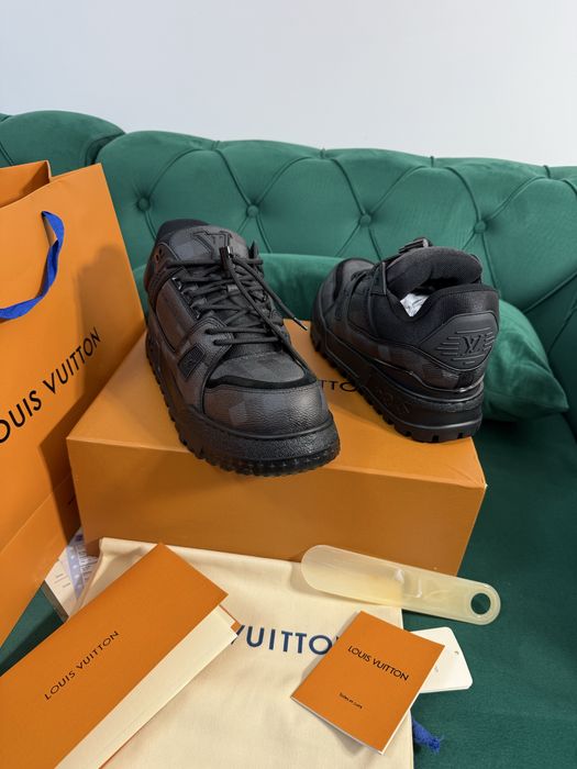 Adidasi Louis Vuitton Trainer Maxi piele naturala Full Box Premium