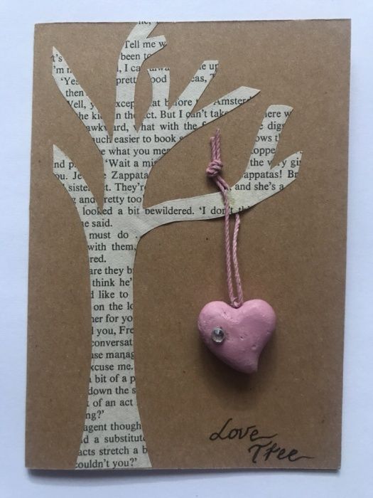 Ръчно изработени картички - сърца