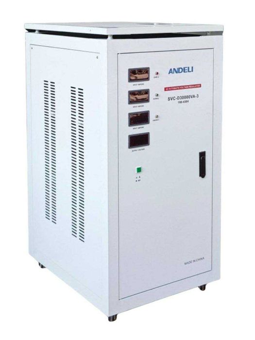 Стабилизаторы напряжения ANDELI мощностью от 5 кВт до 70 кВт