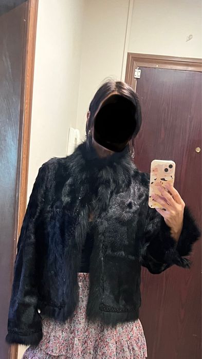 Hermes  палто яке косъм