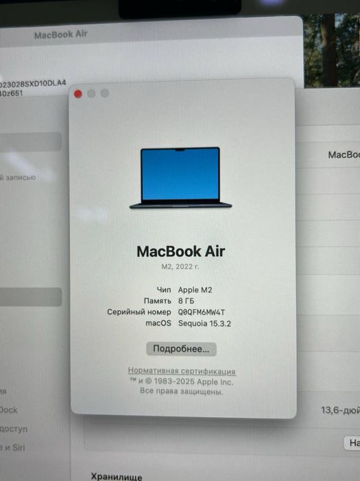 Macbook Air M2 2022