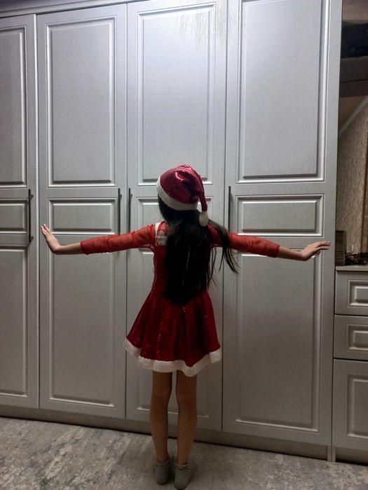 Костюм Деда Мороза девочки