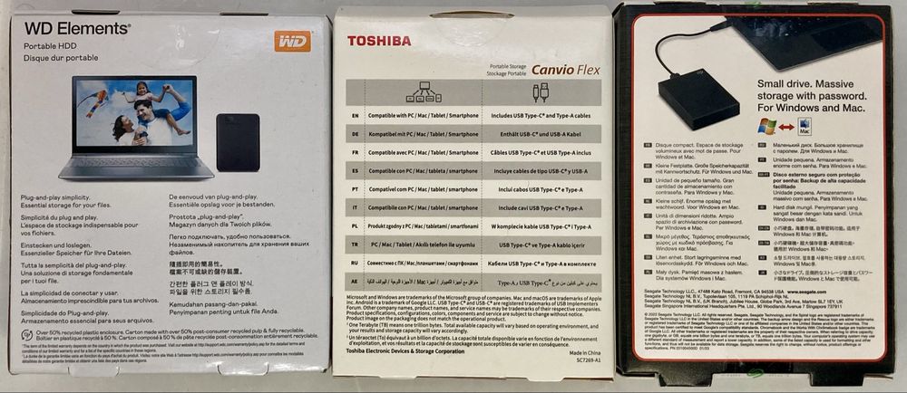 HDD Extern 4 TB sigilat