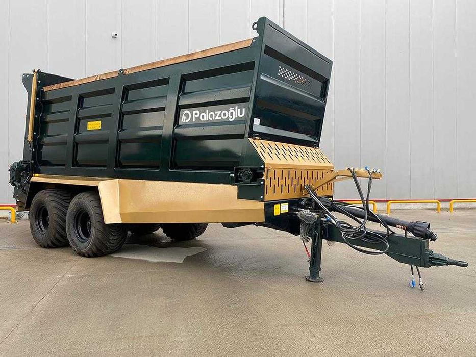 Mig gunoi 10 tone, remorca imprastiat gunoiul, remorca gunoi