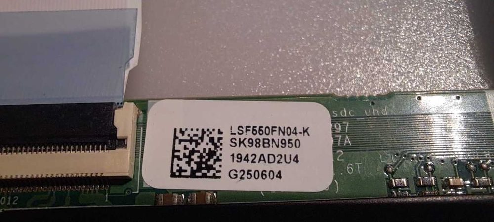 Componente Samsung TV Model UE55JU6580