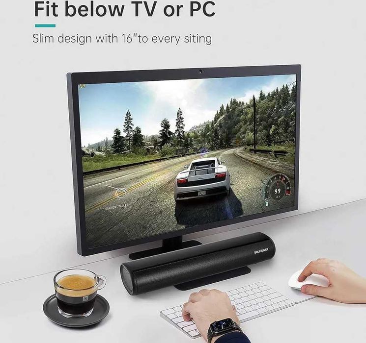 Soundbar Winnes cu subwoofer pt.TV, Bluetooth 5.0 Usb, Aux Sigilat !