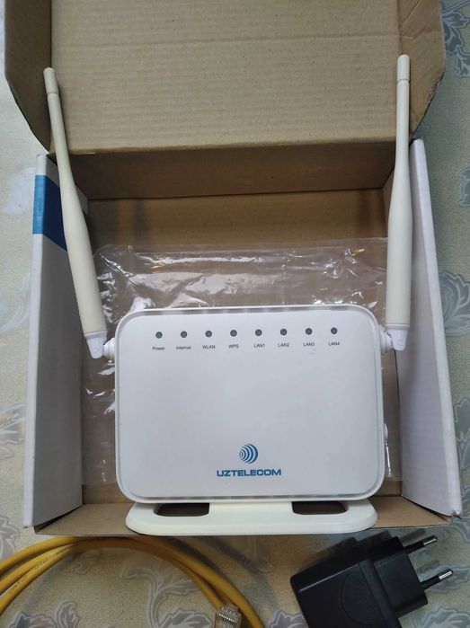 WiFi router UZTELECOM. Оптика (FTTB).